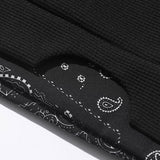 Hein | Sweater met paisleypanelen en wafelstructuur