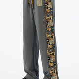 Hidde | Straight leg broek met beer print