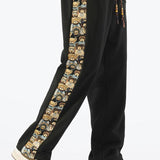 Hidde | Straight leg broek met beer print