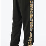 Hidde | Straight leg broek met beer print