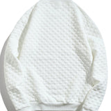 Hidde | Sweater met schaakbordjacquard