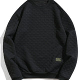 Hidde | Sweater met schaakbordjacquard