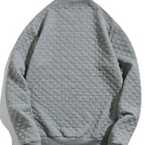 Hidde | Sweater met schaakbordjacquard