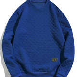 Hidde | Sweater met schaakbordjacquard