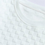 Hidde | Sweater met schaakbordjacquard