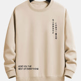 Huub | Sweater met japanse tekstopdruk en relaxte pasvorm
