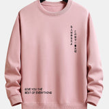 Huub | Sweater met japanse tekstopdruk en relaxte pasvorm