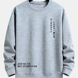 Huub | Sweater met japanse tekstopdruk en relaxte pasvorm