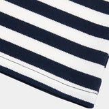 Ido | Donkerblauwe gestreepte polo