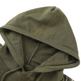 Ivo | Slim-fit trui met capuchon en raglanmouwen