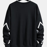 Jacob | Sweater met geometrische print en ronde hals