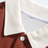 Jan | Polosweater met patchworkdetails en kleurvlakken en relaxte pasvorm