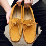 Jarik | Casual suède zomerloafers