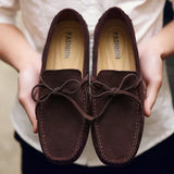 Jarik | Casual suède zomerloafers