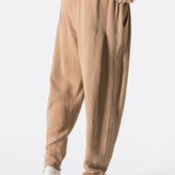 Jasper | Linnen harem broek met riem
