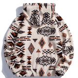 Job | Teddyhoodie met Azteekse print