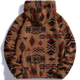 Job | Teddyhoodie met Azteekse print