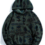 Job | Teddyhoodie met Azteekse print
