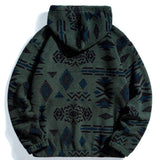 Job | Teddyhoodie met Azteekse print