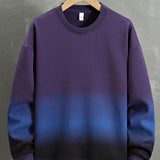 Jonathan | Sweater met kleurverloop en relaxte pasvorm