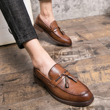 Kamiel | Leren loafers met kwastjes
