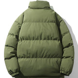 Kevin | Puffer jas met coltrechterkraag