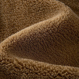 Koen | Gewatteerde teddyfleece jas met rits