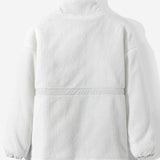 Koen | Gewatteerde teddyfleece jas met rits