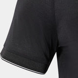Koos | Zwarte polo met contrastbies