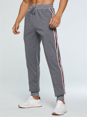 Leon | Teddy gevoerde joggingbroek met zijstreep