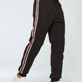 Leon | Teddy gevoerde joggingbroek met zijstreep