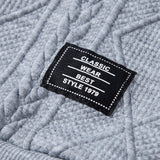 Lodewijk | Hoodie met geometrisch jacquarddessin en relaxte pasvorm