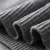 Wilbert | Taupe open gebreid vest