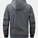 Luuk | Jack met afneembare capuchon in contrasterende kleur