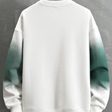 Maarten | Sweater met verlopende tekstopdruk