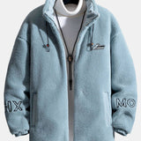 Mees | Teddyfleece jack met rits