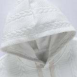 Melle | Hoodie met jacquarddessin en tarwemotief