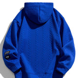 Melle | Hoodie met jacquarddessin en tarwemotief