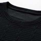Menno | Sweater met jacquarddessin met tarwemotief en relaxte pasvorm