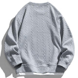 Menno | Sweater met jacquarddessin met tarwemotief en relaxte pasvorm