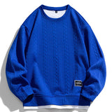 Menno | Sweater met jacquarddessin met tarwemotief en relaxte pasvorm
