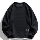 Menno | Sweater met jacquarddessin met tarwemotief en relaxte pasvorm