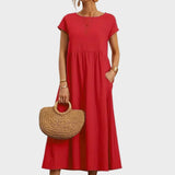 Gabrielle™ — Midi jurk in een elegante, tijdloze stijl