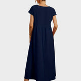 Gabrielle™ — Midi jurk in een elegante, tijdloze stijl