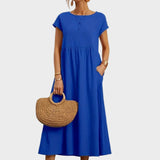 Gabrielle™ — Midi jurk in een elegante, tijdloze stijl