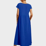 Gabrielle™ — Midi jurk in een elegante, tijdloze stijl