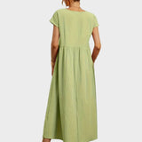 Gabrielle™ — Midi jurk in een elegante, tijdloze stijl