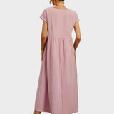 Gabrielle™ — Midi jurk in een elegante, tijdloze stijl