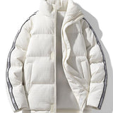 Niels | Puffer jas met wafelstructuur