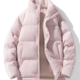 Niels | Puffer jas met wafelstructuur